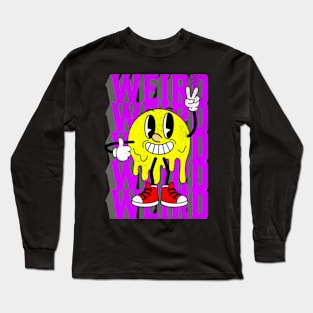 Weird Smiley Long Sleeve T-Shirt